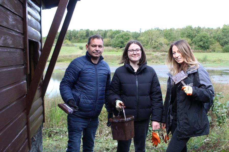 Volunteers at Washington Wetlands Centre