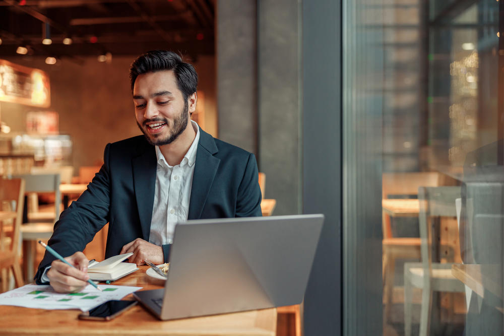 Man on laptop