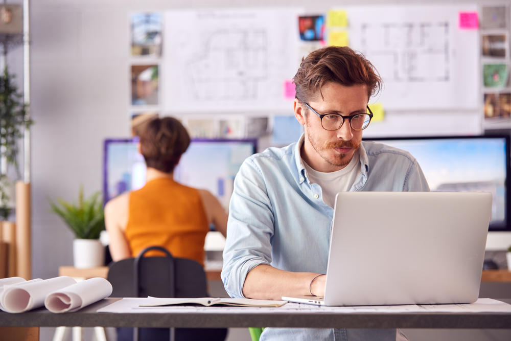 Man working in office